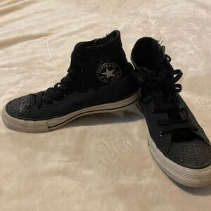 Converse Chuck Taylor High-Tops Black Glitter